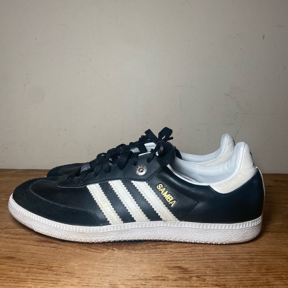 Men’s or Women’s Unisex Black Adidas Germany World Cup Sambas